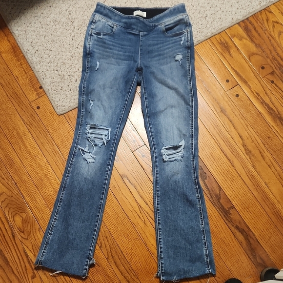 Denim - Distressed Blue Women's Jeans